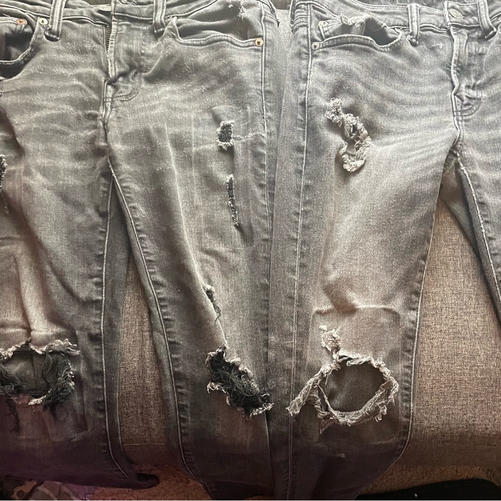 Black American eagle black jeans